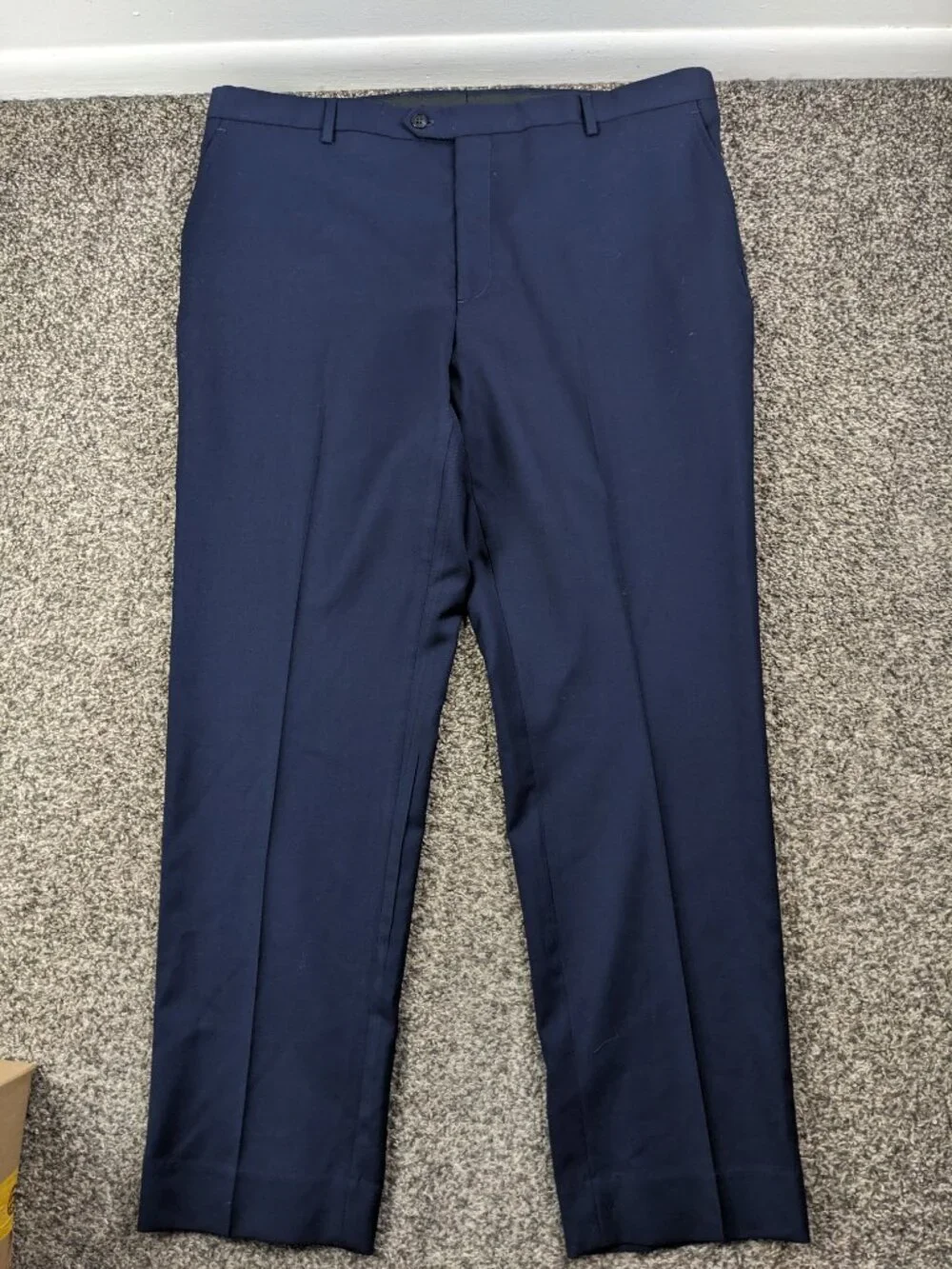 NWT Joseph Abboud 44S Suit Wool Blend Stretch Navy Blue 38x30 Classic Fit
